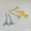 One-line clips, zonal clips, edge clips, duckbeak clips, adult hair clips, children's simple hair clips, face wash makeup plastic bangs clips, color 8cm transparent jelly clips details Picture